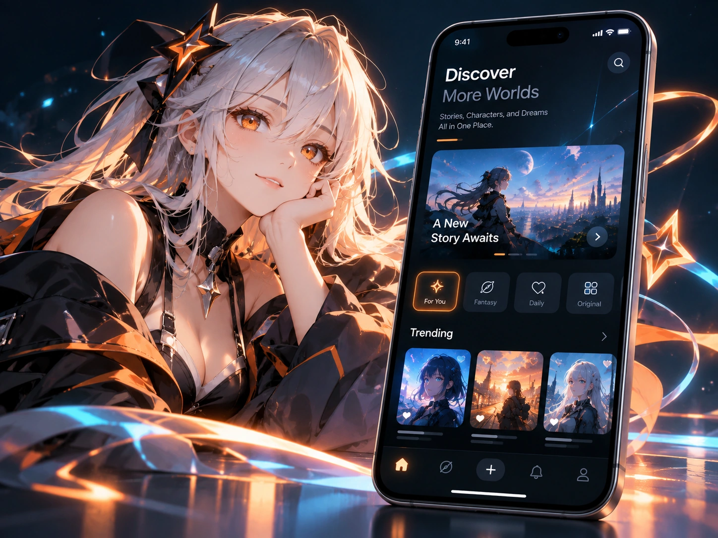 AGE动漫APP概念界面原创视觉